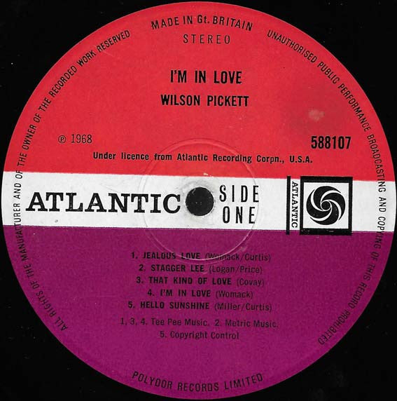 Wilson Pickett -I'm In Love
