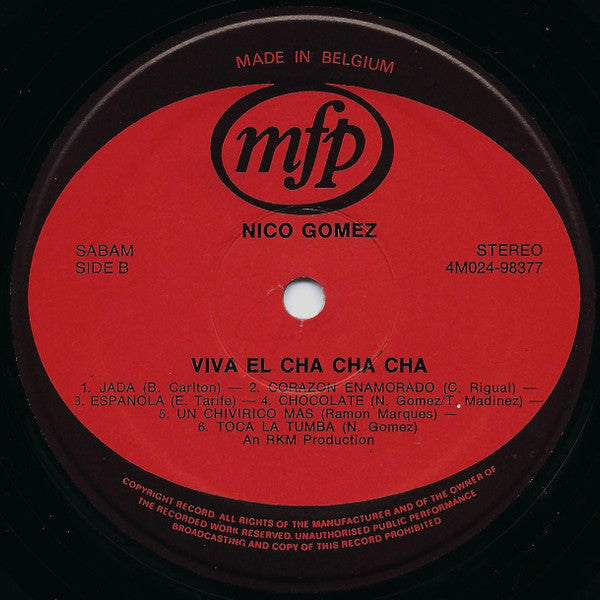 Nico Gomez And His Orchestra -Viva El Chachacha