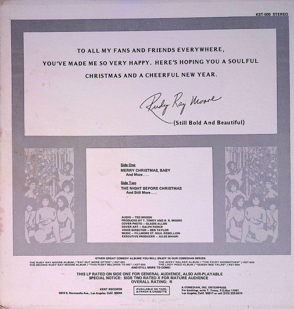 Rudy Ray Moore -The Rudy Ray Moore Christmas Album - Merry Christmas, Baby