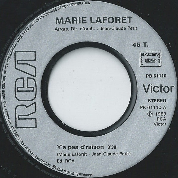 Marie Laforet* -Y'a Pas D'raison / Comme Un Oiseau