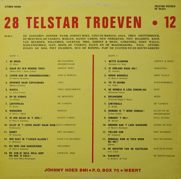 Various -28 Telstar Troeven 12