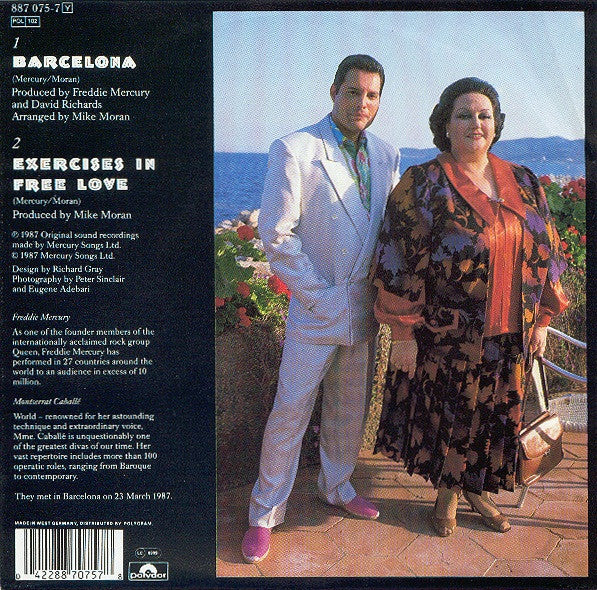 Freddie Mercury & Montserrat Caballé -Barcelona