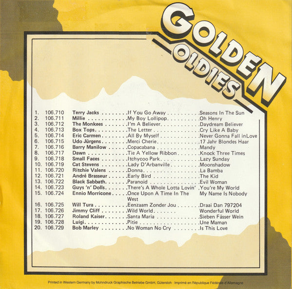 Jimmy Cliff - Wild World / Wonderful World Beautiful People