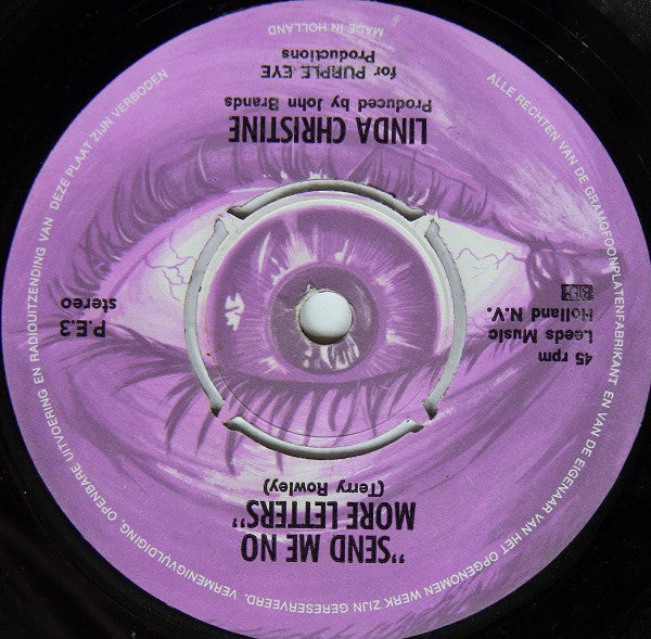 Linda Christine -Send Me No More Letters / Feeling Awful Cold Today