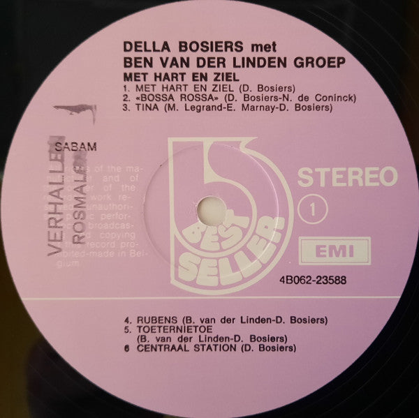 Della Bosiers En De Ben Van Der Linden Groep -Met Hart En Ziel