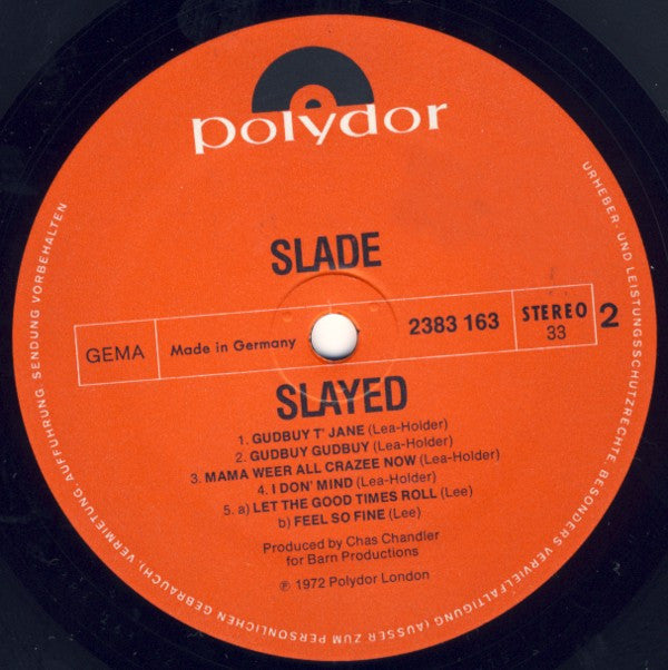 Slade -Slayed?