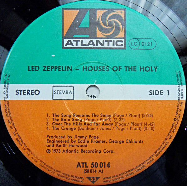 Led Zeppelin -Houses Of The Holy