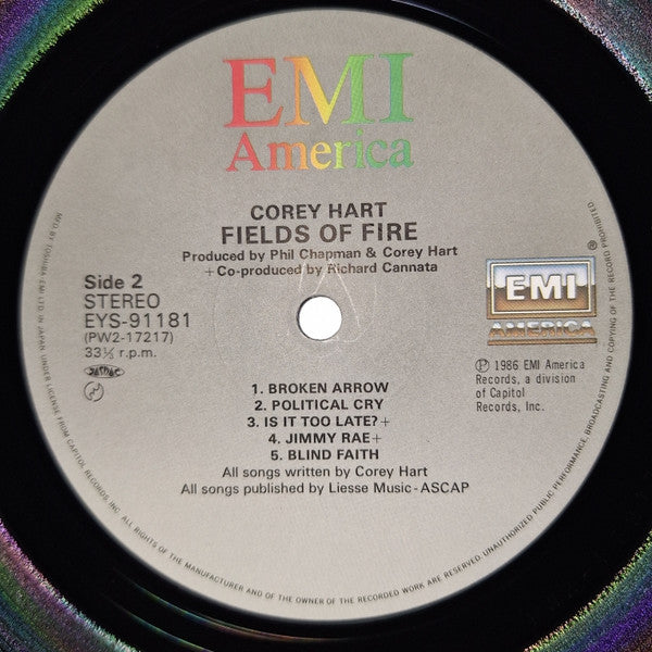 Corey Hart -Fields Of Fire