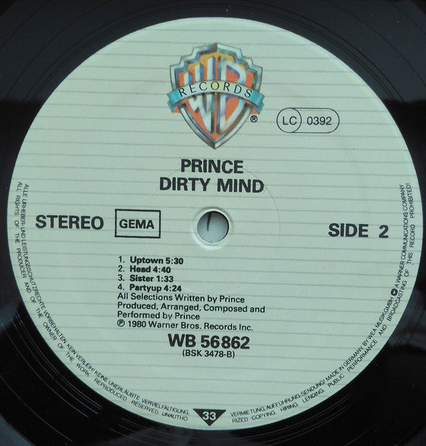 Prince - Dirty Mind