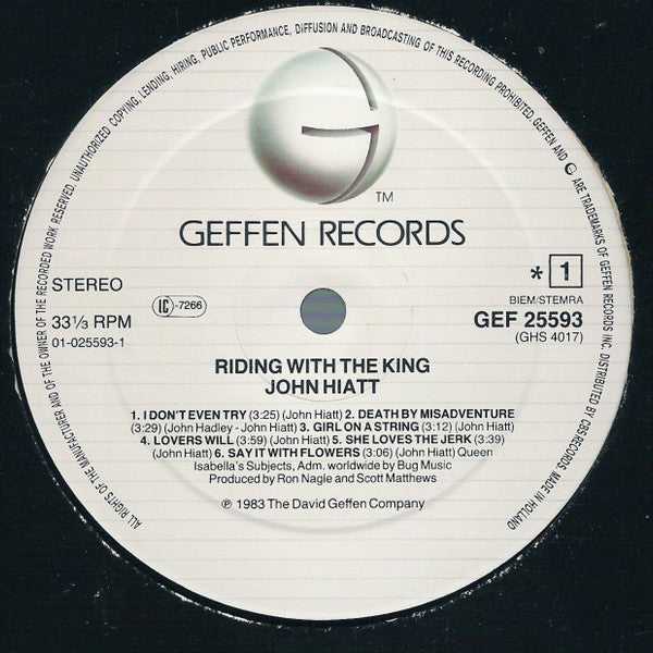 John Hiatt -Riding With The King
