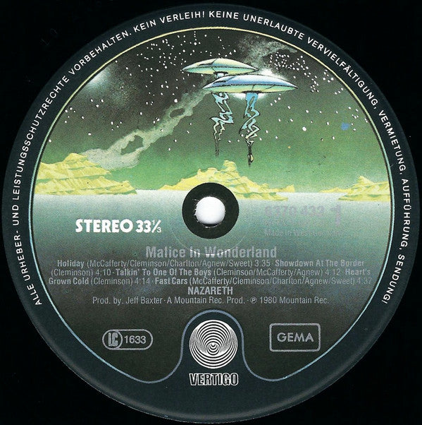 Nazareth (2) -Malice In Wonderland