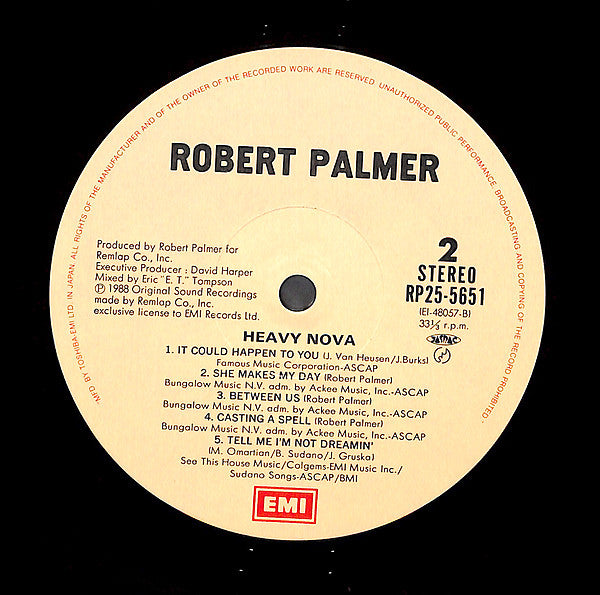 Robert Palmer -Heavy Nova