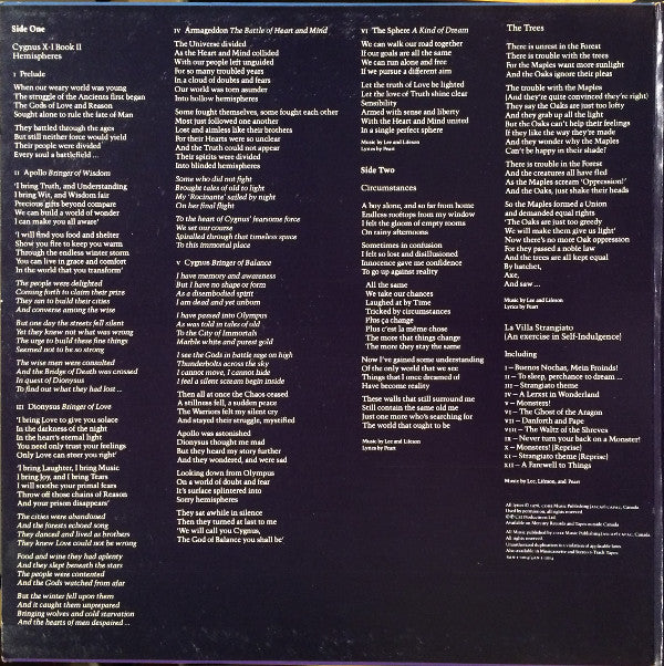 Rush -Hemispheres