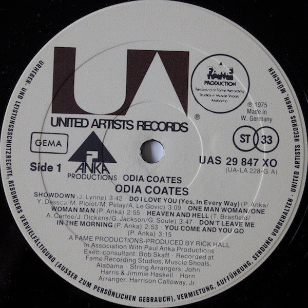 Odia Coates -Odia Coates