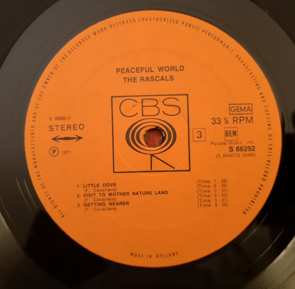 The Rascals -Peaceful World