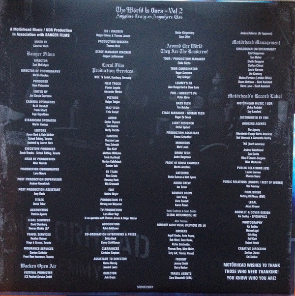 Motörhead - The Wörld Is Ours - Vol 2 (Anyplace Crazy As Anywhere Else)