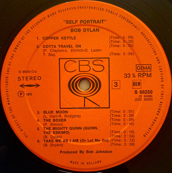 Bob Dylan - Self Portrait