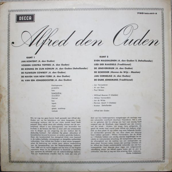 Alfred Den Ouden -Alfred Den Ouden