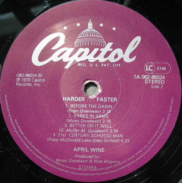 April Wine -Harder.....Faster