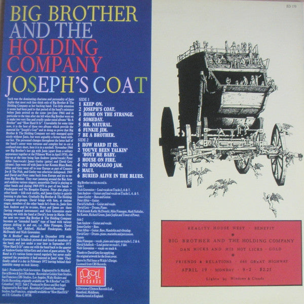 Big Brother & The Holding Co.* -Joseph's Coat