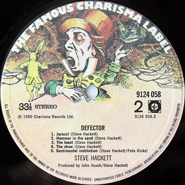 Steve Hackett -Defector