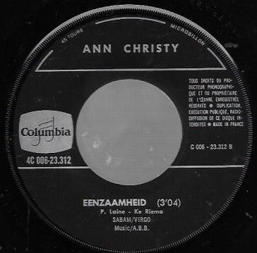 Ann Christy -Duizend Dromen Worden Waar / Eenzaamheid