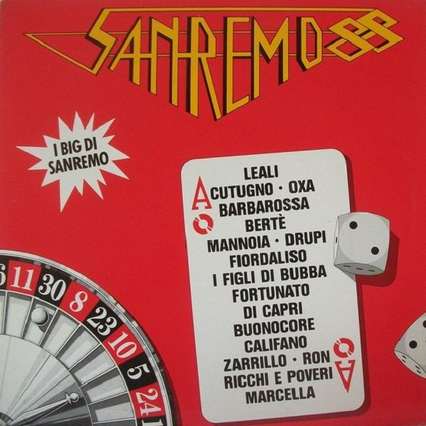 Various -Sanremo 88 (I Big Di Sanremo)