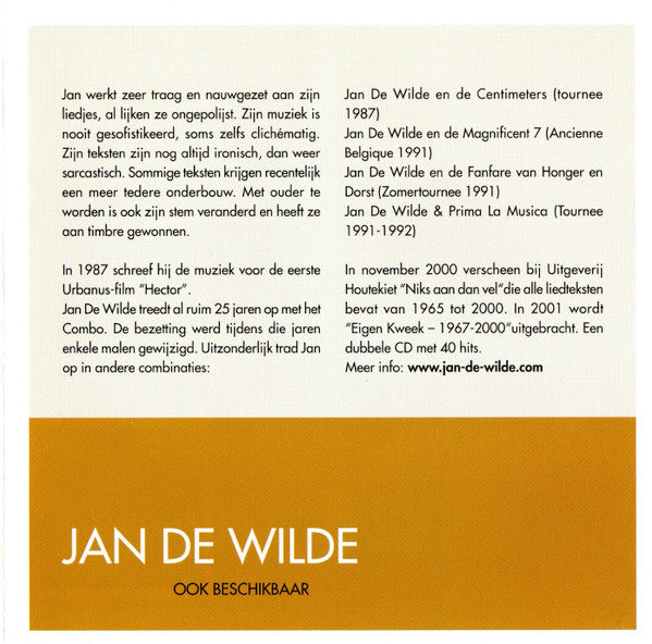 Jan De Wilde -Het Beste Van Jan De Wilde