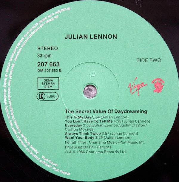 Julian Lennon - The Secret Value Of Daydreaming