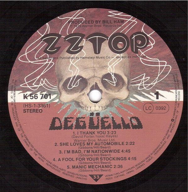 ZZ Top -Degüello