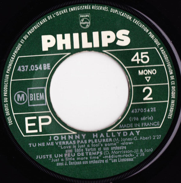 Johnny Hallyday -Quand Revient La Nuit