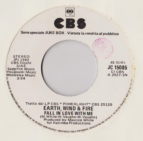 Joe Jackson / Earth, Wind & Fire -Steppin' Out / Fall In Love With Me