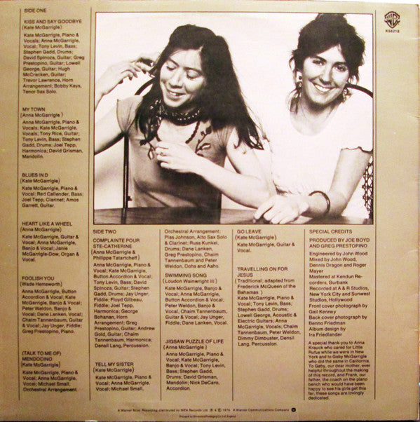 Kate & Anna McGarrigle -Kate & Anna McGarrigle