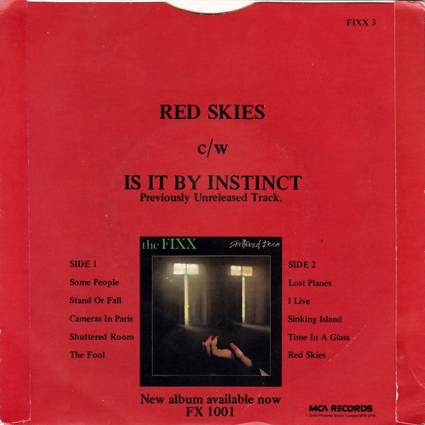 The Fixx -Red Skies