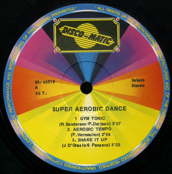 Paul Vermeulen -Super Aerobic Dance Gymtonic-Joggin'