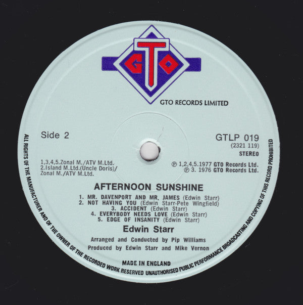 Edwin Starr - Afternoon Sunshine