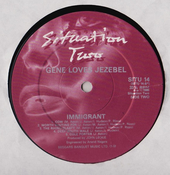 Gene Loves Jezebel -Immigrant