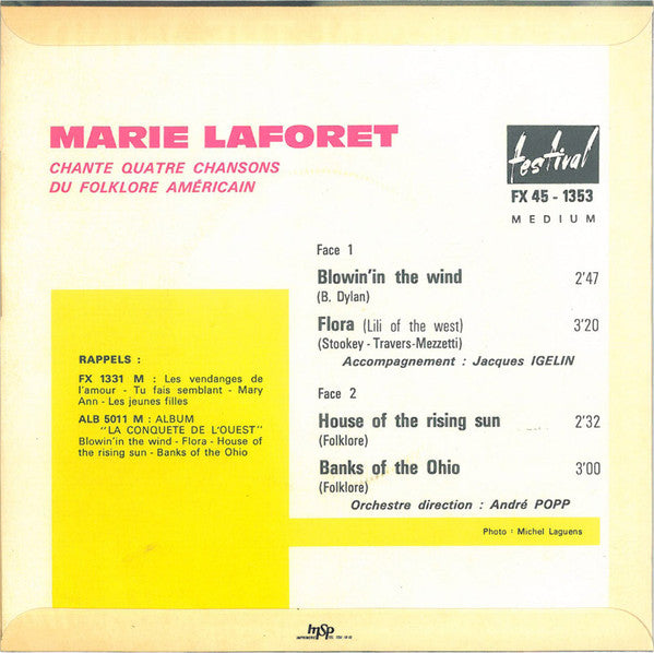 Marie Laforêt -Blowin' In The Wind