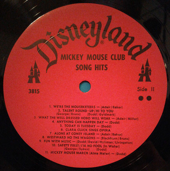 Various -Mickey Mouse Club Song Hits
