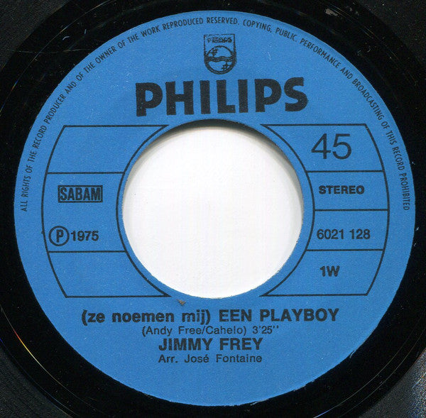 Jimmy Frey -(Ze Noemen Mij) Een Playboy