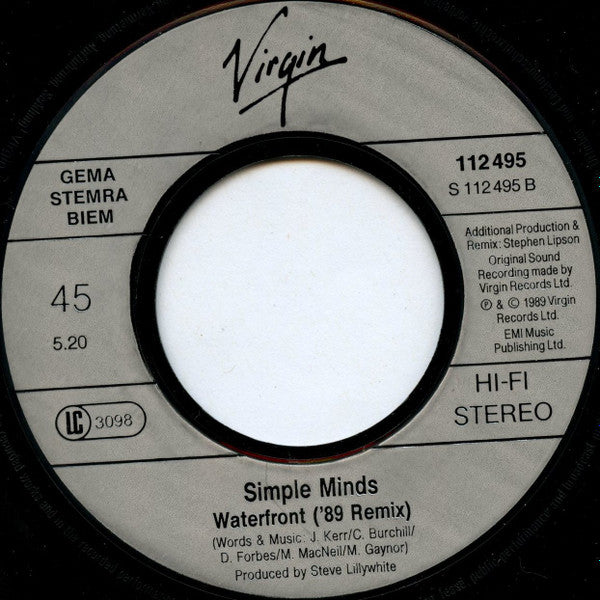 Simple Minds -Kick It In