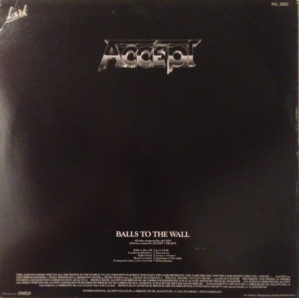 Accept - Balls To The Wall