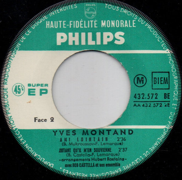 Yves Montand -Aimez-Vous Brahms.. "Quand Tu Dors Près De Moi"
