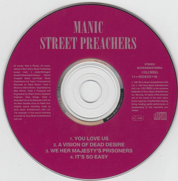 Manic Street Preachers -You Love Us