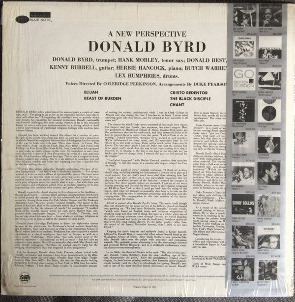Donald Byrd - A New Perspective