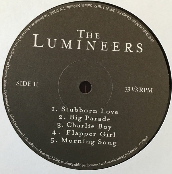 The Lumineers -The Lumineers