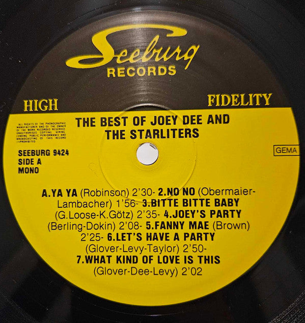 Joey Dee & The Starliters -The Best Of