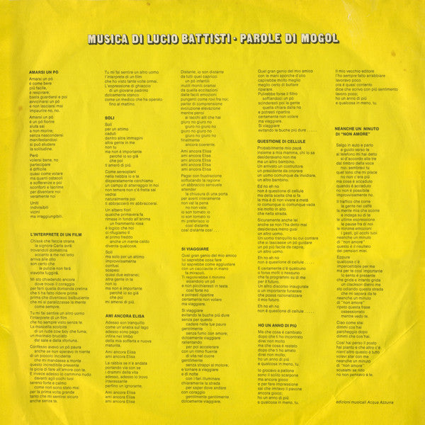 Lucio Battisti - Io Tu Noi Tutti