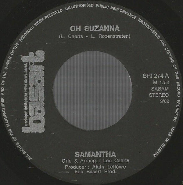 Samantha - Oh Suzanna !