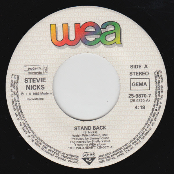 Stevie Nicks -Stand Back